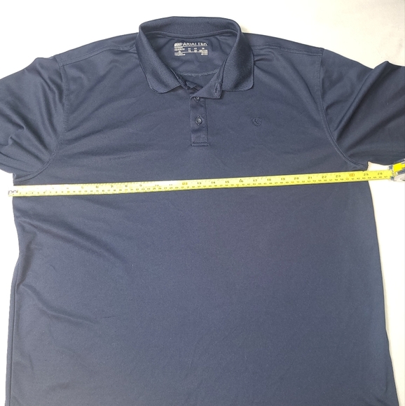 Ariat Tek Polo Size X Large Navy Blue - Picture 9 of 12